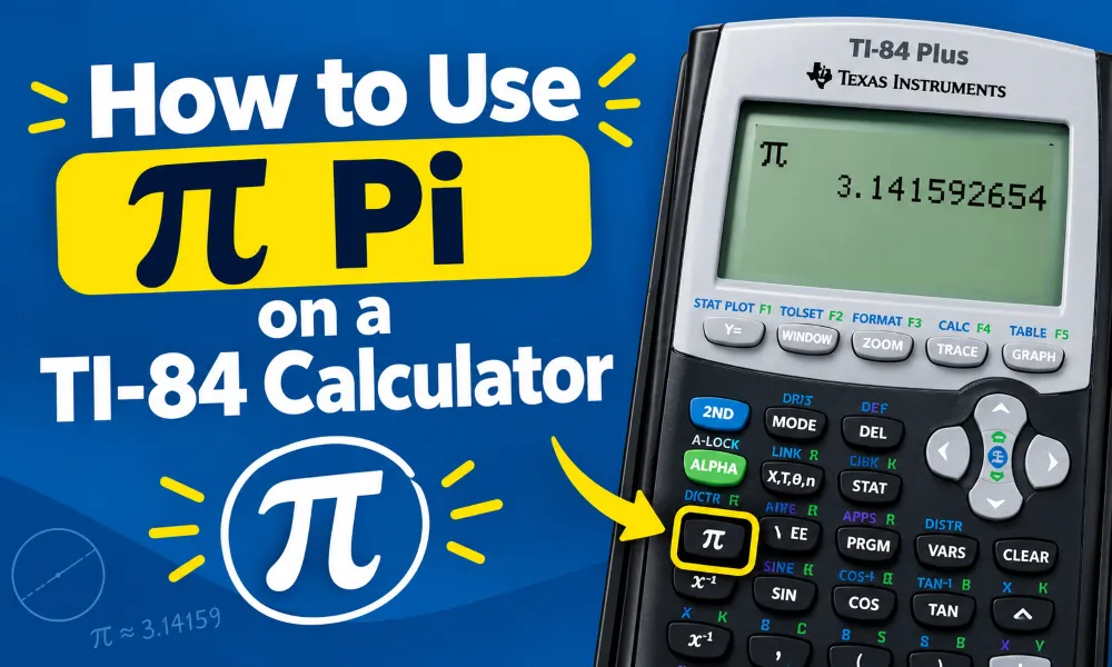 How to Use Pi on a TI-84 Calculator
